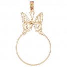 14K GOLD CHARM HOLDER # 4228