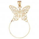 14K GOLD CHARM HOLDER # 4225