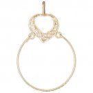 14K GOLD CHARM HOLDER # 4204