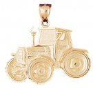 14K GOLD CONSTRUCTION CHARM - TRACTOR # 4307