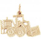 14K GOLD CONSTRUCTION CHARM-WHEEL LOADER # 4299