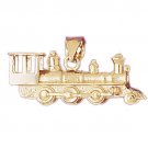 14K GOLD TRANSPORTATION CHARM - LOCOMOTIVE #4388