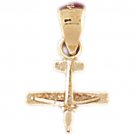 14K GOLD CHARM - AIRPLANE #4440