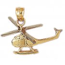 14K GOLD CHARM - AIRPLANE #4430