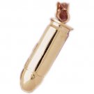 14K GOLD MILITARY CHARM - HAT #4510