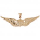 14K GOLD CHARM - MILITARY EMBLEM #4505