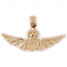 14K GOLD CHARM - MILITARY EMBLEM #4504
