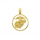 14K GOLD MILITARY CHARM #6283