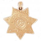 14K GOLD MILITARY CHARM #4657