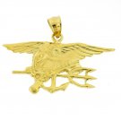 14K GOLD MILITARY CHARM #4651