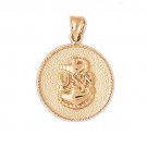 14K GOLD MILITARY CHARM #4637