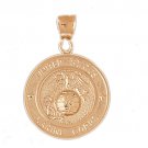 14K GOLD MILITARY CHARM #4635