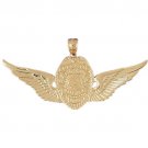 14K GOLD CHARM - POLICE BADGE #4544
