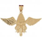 14K GOLD POLICE CHARM #4562