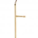 14K GOLD POLICE CHARM #4559