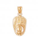 14K GOLD FIRE FIGHTING CHARM - FIREMAN'S HAT #4620