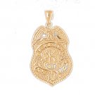 14K GOLD FIRE FIGHTING CHARM - FIRE DEPT. CROSS #4605
