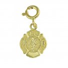 14K GOLD FIRE FIGHTING CHARM - FIRE DEPT. CROSS #4603 14K GOLD FIRE FIGHTING CHARM - FIRE DEPT. CROSS #4603