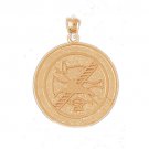 14K GOLD FIRE FIGHTING CHARM - FIRE DEPT. CROSS #4597 14K GOLD FIRE FIGHTING CHARM - FIRE DEPT. CROSS #4597