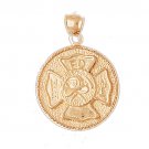 14K GOLD FIRE FIGHTING CHARM - FIRE DEPT. CROSS #4595 14K GOLD FIRE FIGHTING CHARM - FIRE DEPT. CROSS #4595