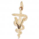 14K GOLD MEDICAL CHARM #4741