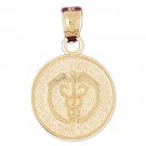 14K GOLD MEDICAL CHARM - MEDAL #4730