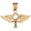 14K GOLD MEDICAL CHARM - MEDAL #4724