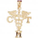 14K GOLD MEDICAL CHARM #4713