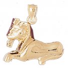 14K GOLD EGYPTIAN CHARM - SPHINX #4809