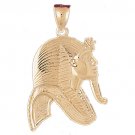 14K GOLD EGYPTIAN CHARM - KING TUT #4806 14K GOLD EGYPTIAN CHARM - KING TUT #4806