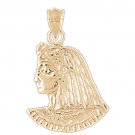 14K GOLD EGYPTIAN CHARM - KING TUT #4805 14K GOLD EGYPTIAN CHARM - KING TUT #4805