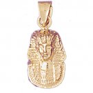 14K GOLD EGYPTIAN CHARM - KING TUT #4796 14K GOLD EGYPTIAN CHARM - KING TUT #4796