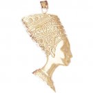14K GOLD EGYPTIAN CHARM - NEFERTITI #4762