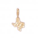 14K GOLD TRAVEL MAP CHARM - TEXAS #5059