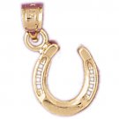 14K GOLD WESTERN CHARM - HORSESHOE #5161