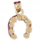 14K GOLD WESTERN CHARM - HORSESHOE #5158