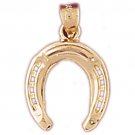 14K GOLD WESTERN CHARM - HORSESHOE #5156