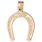 14K GOLD WESTERN CHARM - HORSESHOE #5155
