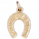 14K GOLD WESTERN CHARM - HORSESHOE #5150