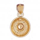 14K GOLD CHARM - MEXICAN SOMBRERO MACIEL HAT #5182