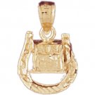 14K GOLD GAMBLING CHARM - DICE #5422 14K GOLD GAMBLING CHARM - DICE #5422