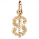 14K GOLD GAMBLING CHARM - DOLLAR SIGN #5408