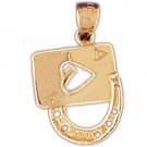 14K GOLD GAMBLING CHARM #5365