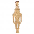 14K GOLD CHRISTMAS CHARM - SOLDIER #5577