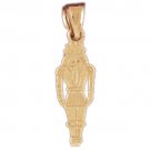 14K GOLD CHRISTMAS CHARM - SOLDIER #5576