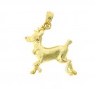 14K GOLD CHRISTMAS CHARM - ELK #5489