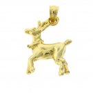 14K GOLD CHRISTMAS CHARM - ELK #5488