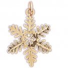 14K GOLD CHRISTMAS CHARM - SNOWFLAKE #5518