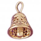 14K GOLD CHRISTMAS CHARM - BELL #5502