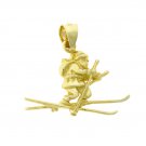 14K GOLD CHRISTMAS CHARM - SANTA CLAUS #5485